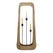 Vico Bray - vloerlamp - 120 cm - bruin