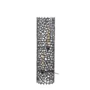 Vico Weaver Cylinder - vloerlamp - 92 cm - zwart nikkel