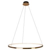 Maxlight Queen - hanglamp - Ø 50 x 150 cm - 19W LED incl. - geborsteld...