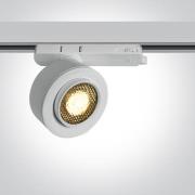 ONE Light COB Zoomable Range - rail spot - Ø 8 x 4,5 cm - 15W LED incl...