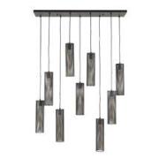 Vico Tube Mesh - hanglamp - 100 x 30 x 150 cm - zwart