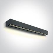 ONE Light Linear Outdoor Series Simple Sided - wandlamp - 50 x 7,6 x 6...