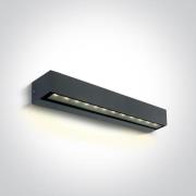ONE Light Linear Outdoor Series Simple Sided - wandlamp - 38 x 7,6 x 6...