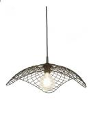 Searchlight Parachute - hanglamp - Ø 53 x 150 cm - zwart