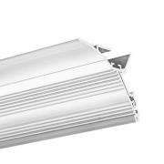 Klus LIT-L - profiel - 4,9 x 3,8 - aluminium