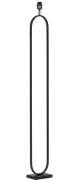 Searchlight - vloerlamp voet - 30 x 15 x 142 cm - mat zwart