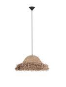 Nova Luce Natu - hanglamp - Ø 65 x 200 cm - natuurlijk zeegras en zwar...