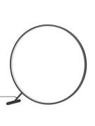 Nova Luce Hola - vloerlamp - Ø 80 x 80 cm - 46W LED incl. - zandzwart