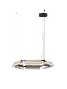 Nova Luce Apnea - hanglamp - Ø 72 x 150 cm - 39W dimbare LED incl. - z...