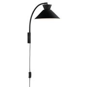 Nordlux Dial - wandlamp - Ø 25 x 40,2 cm -  zwart