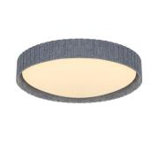 Nordlux Corato 50 - plafondlamp - Ø 52 x 11 cm - grijs