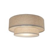 Nordlux Malodin - plafondlamp - Ø 50 x 22 cm - beige