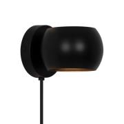 Nordlux Belir - wandlamp - Ø 13 x 11 x 15,6 cm - zwart