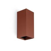 Faro Lune II L - wandlamp - 8 x 15,5 x 6,5 cm - terracotta