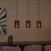 Lucide Almelo - hanglamp 3L - 92 x 15 x 150 cm - zwart