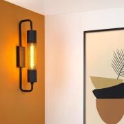 Lucide Calixt - wandverlichting - 8 x 14 x 51 cm - zwart