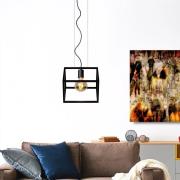 Lucide Fabian - hanglamp - 25 x 28 x 161 cm - zwart